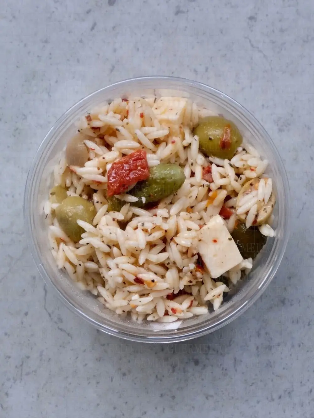 Pots de salade orzo à l’antipasti (x10)