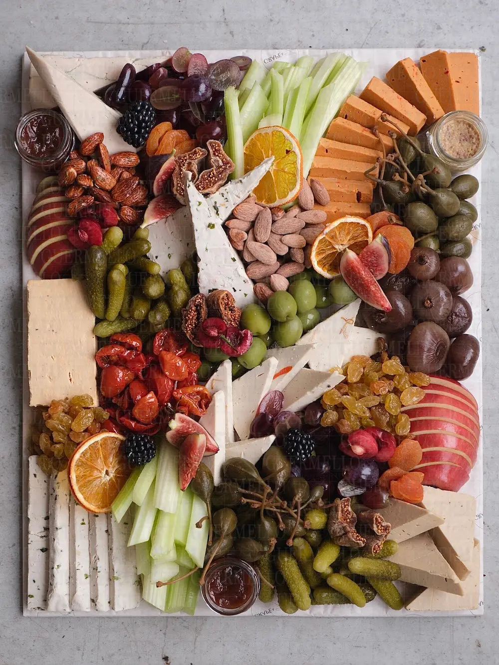 Plateau de fromages végétaux