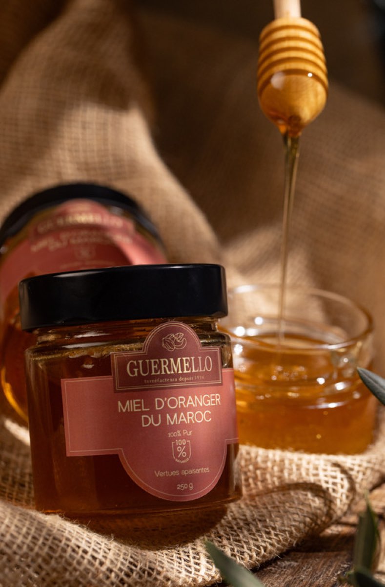 Miel de Fleur d'Oranger - عسل زهر البرتقال — fruits secs Guermello